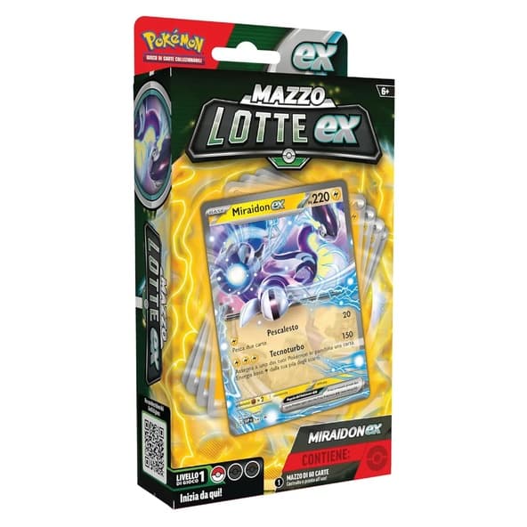 MAZZO LOTTE EX MIRAIDON GCC POKEMON italiano immagine 1