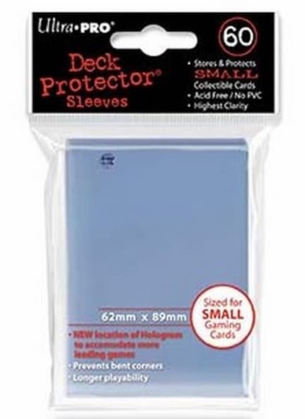 60 Sleeves Ultra Pro Small GLOSS LIGHT BLUE Bustine Protettive Celeste immagine 1