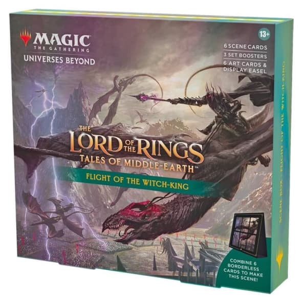 Universes Beyond - The Lord of the Rings: Tales of Middle-earth - Scene Box - Flight of the Witch-King immagine 1