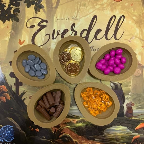 Everdell: Ciotola Noce porta Risorse Walnut for Resources immagine 1