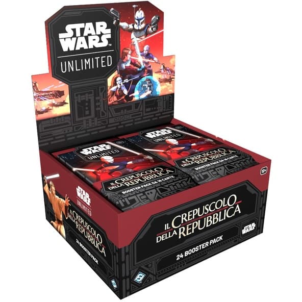 Star Wars Unlimited - Crepuscolo della Repubblica: Box da 24 Booster Pack immagine 1