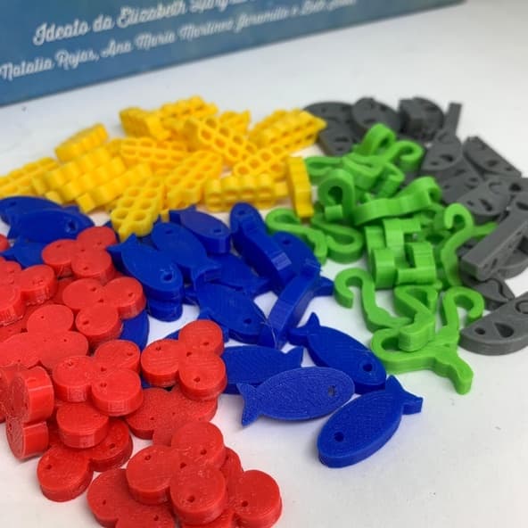 Wingspan: 105x Token Cibo Deluxe 3D immagine 3