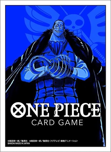 70 Sleeves Bandai Standard One Piece CROCODILE BLUE Bustine Protettive immagine 1