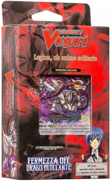 Trial Deck Cardfight!! Vanguard FERMEZZA DEL DRAGO BLOCCANTE Mazzo Italiano Bushiroad immagine 1