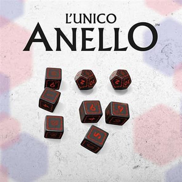 L’Unico Anello 2Ed. – Set di Dadi Sauron immagine 1