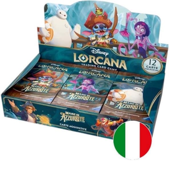 Lorcana - Mare di Azzurrite Box da 24 Booster Pack ITA immagine 1