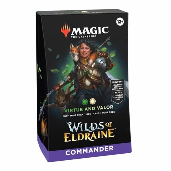 Mazzo Magic Commander WILDS OF ELDRAINE: VIRTUE AND VALOR Deck Inglese immagine 1