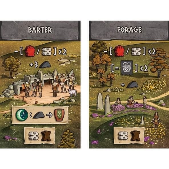 Skara Brae - Tessere Azione Promo - Barter & Forage immagine 1