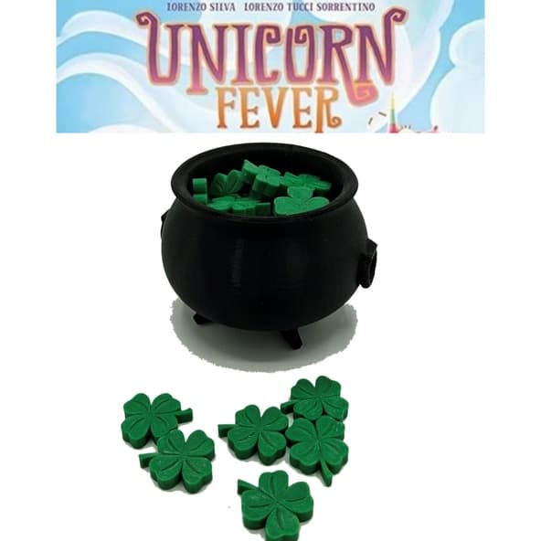Unicorn fever: Set 59x segnalini gloria quadrifoglio + Calderone immagine 1